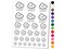 Cute Kawaii Rain Cloud Raining Temporary Tattoo Water Resistant Fake Body Art Set Collection